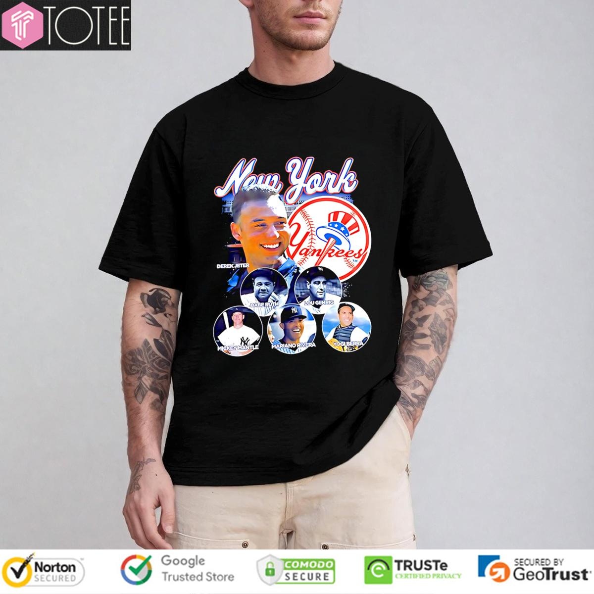 New York Yankees Hall Of Fame Legends T-shirt 1