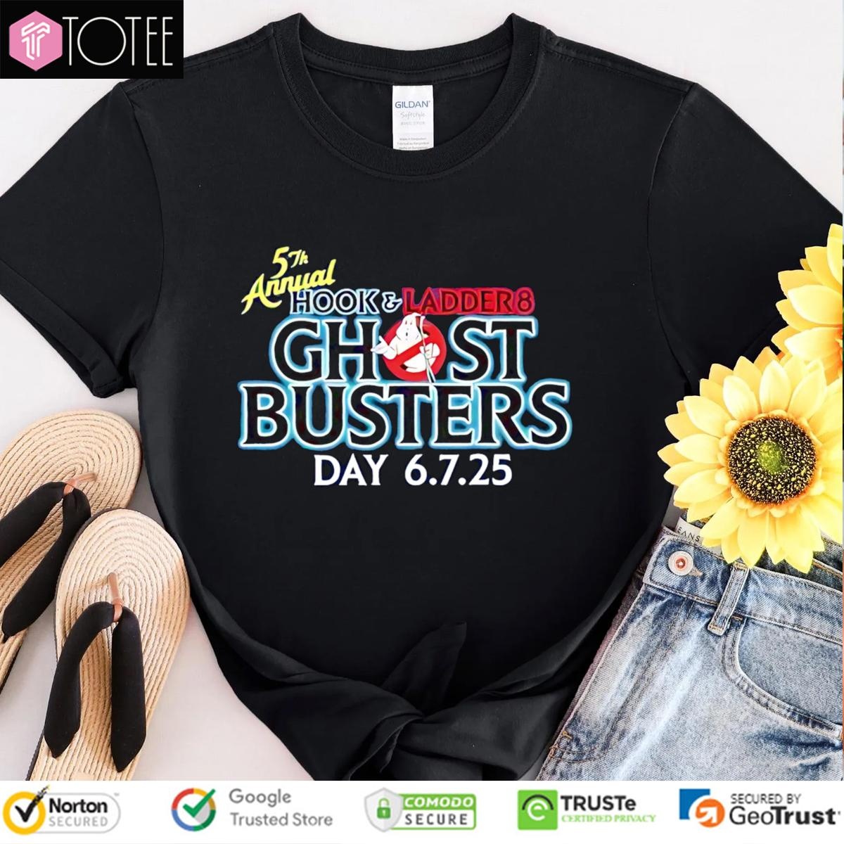 5Th Annual Hook And Ladder 8 Ghostbusters Day 2025 T-shirt 4