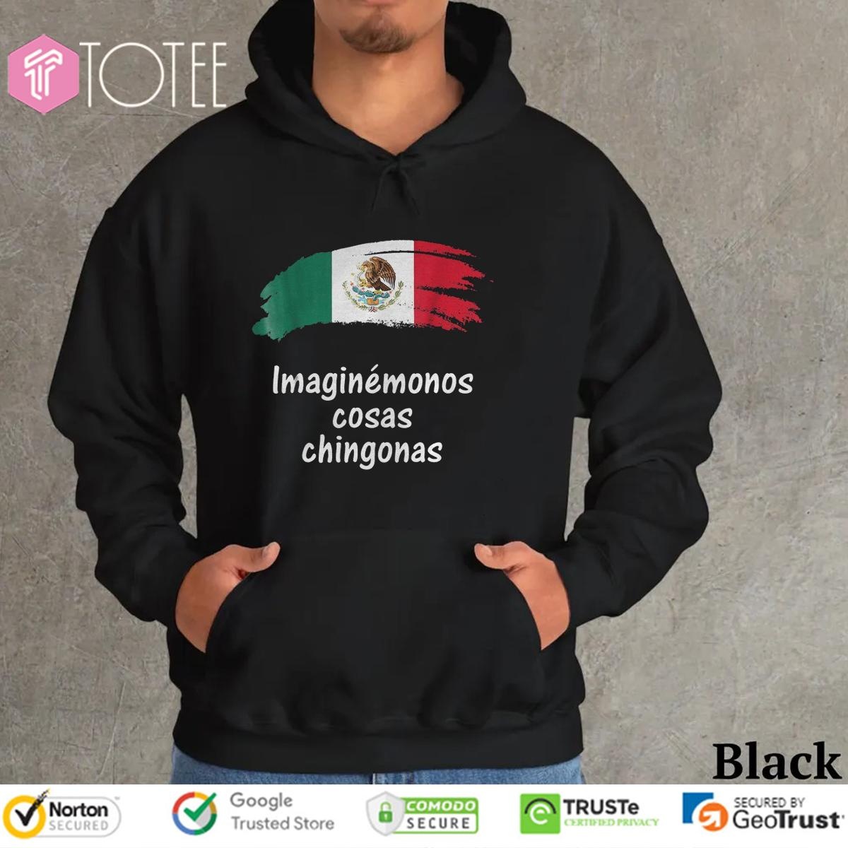 Imaginémonos Cosas Chingonas Mexican Flag T-shirt 2