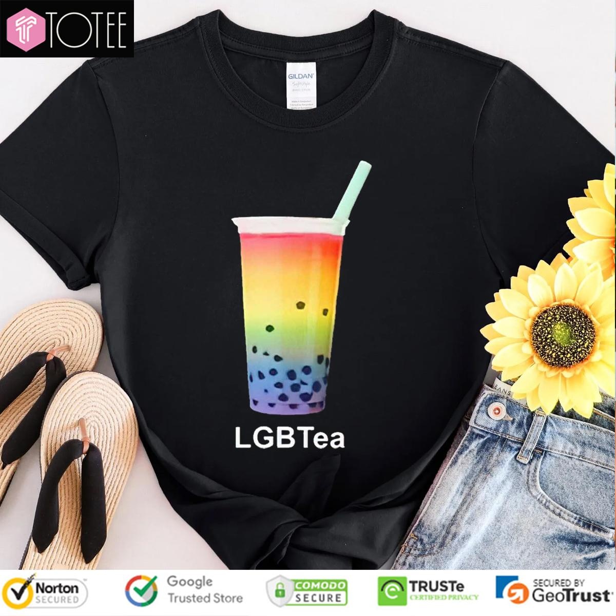 Lgbtea Boba Tea X Lgbt Pride Rainbow T-shirt 1