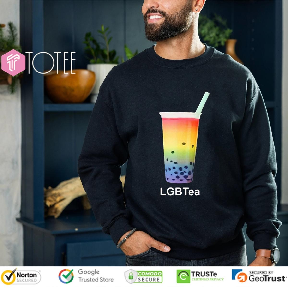 Lgbtea Boba Tea X Lgbt Pride Rainbow T-shirt 3