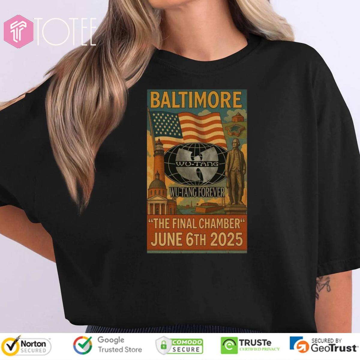 Baltimore Wu-Tang Forever The Final Chamber June 6Th 2025 T-shirt 1