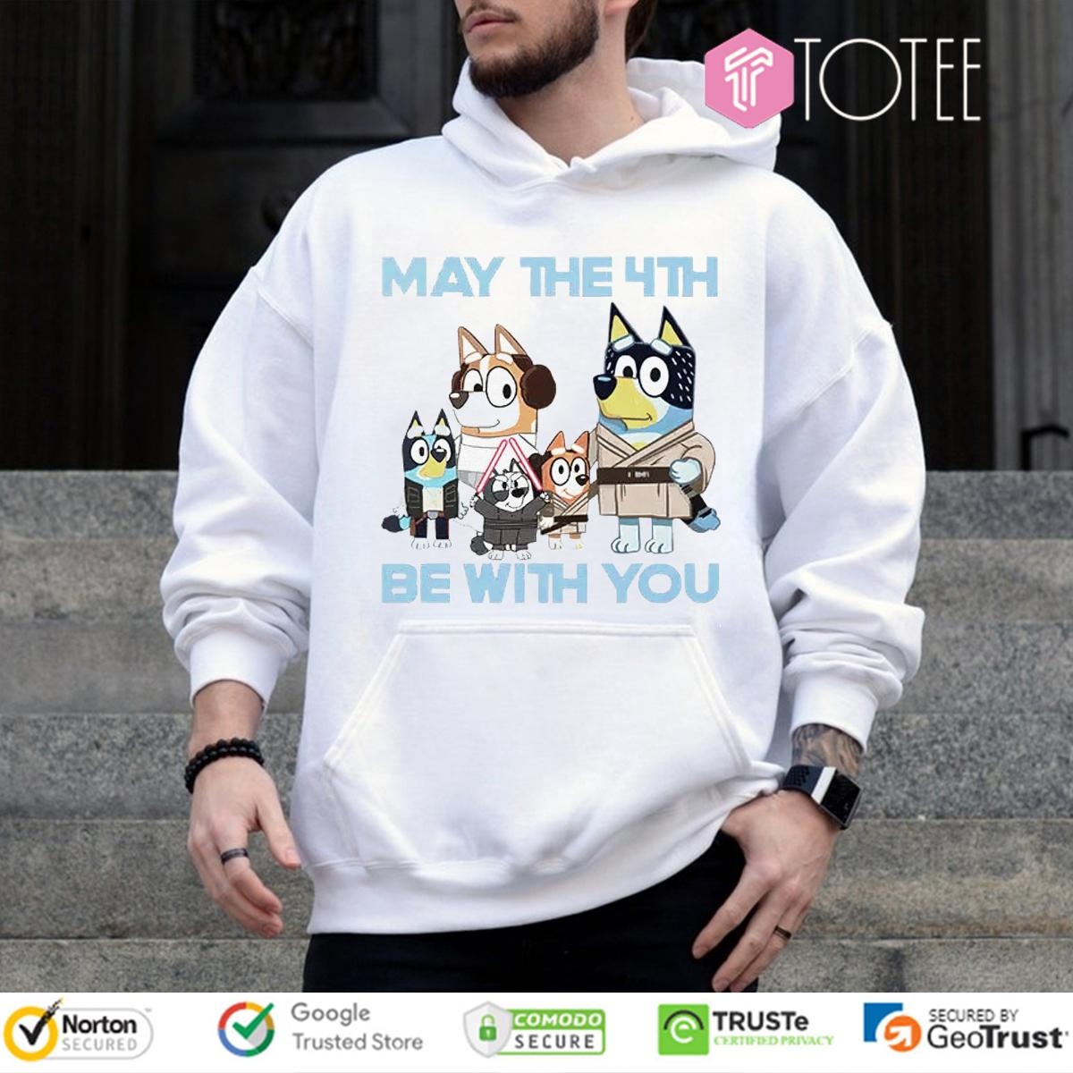 Bluey Family May The 4Th Be With You Star Wars T-shirt 2