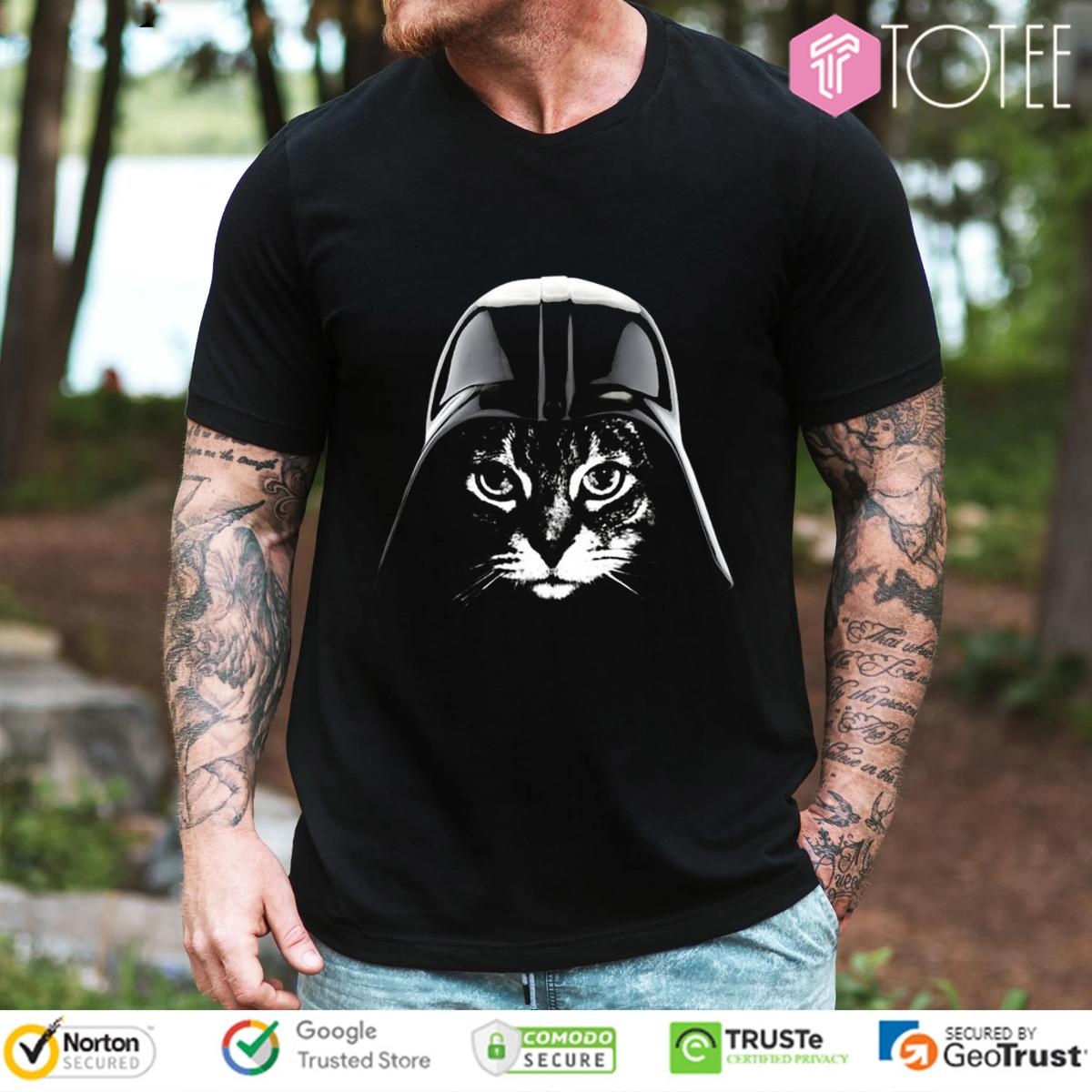 Darth Kitty Parody Darth Vader Kitty Cat Star Wars T-shirt 1