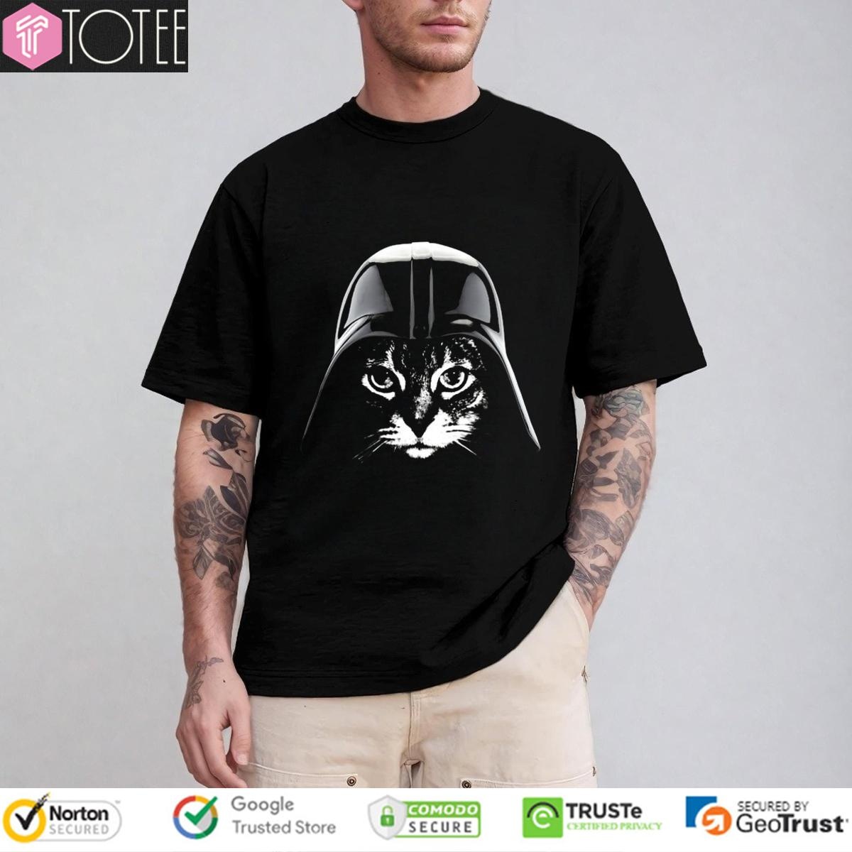 Darth Kitty Parody Darth Vader Kitty Cat Star Wars T-shirt 4