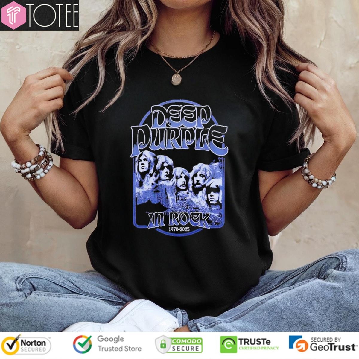 Deep Purple In Rock 1970-2025 Album Vintage T-shirt 4
