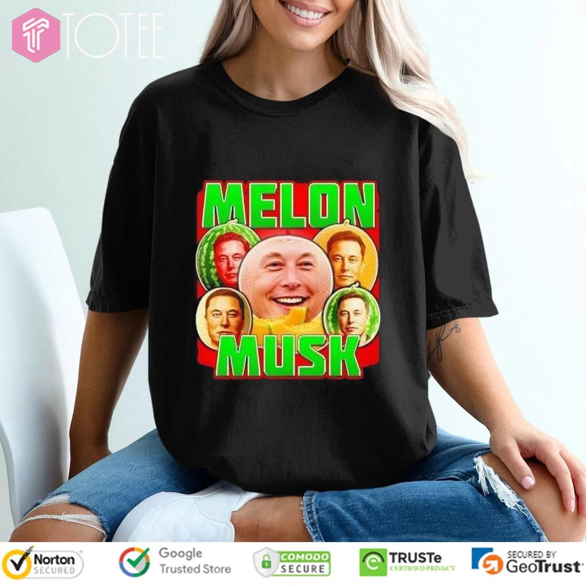 Melon Musk Parody Watermelon Elon Musk T-shirt 4