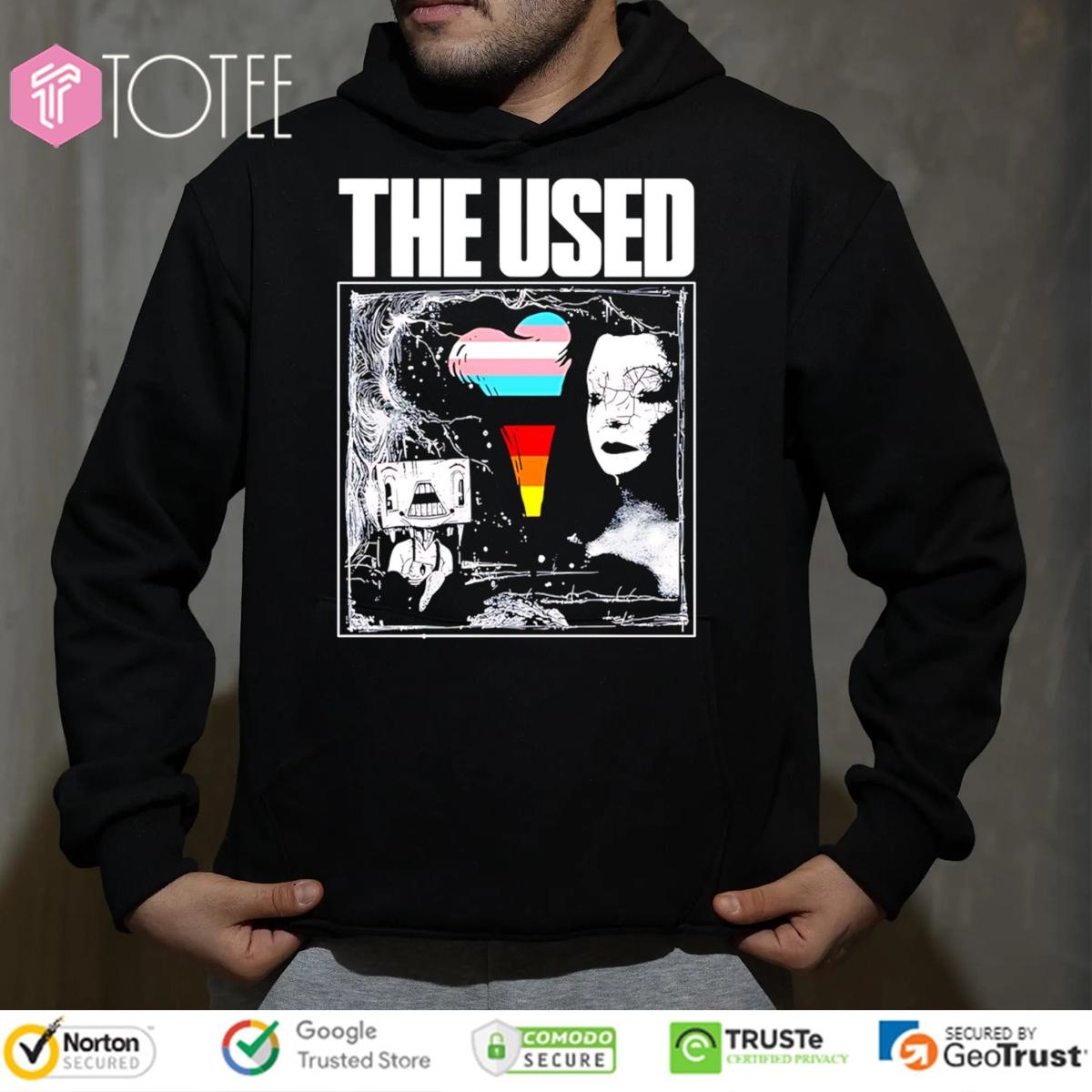 The Used Rock Band 25 Year Anniversary Tour Lgbt Pride T-shirt 2
