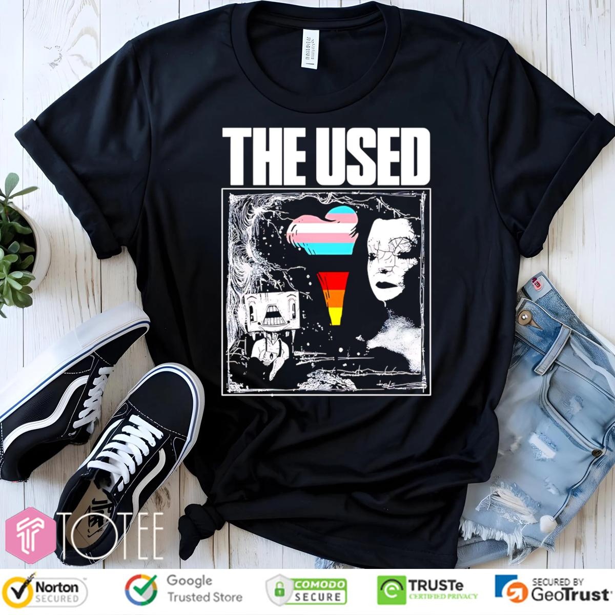 The Used Rock Band 25 Year Anniversary Tour Lgbt Pride T-shirt 1