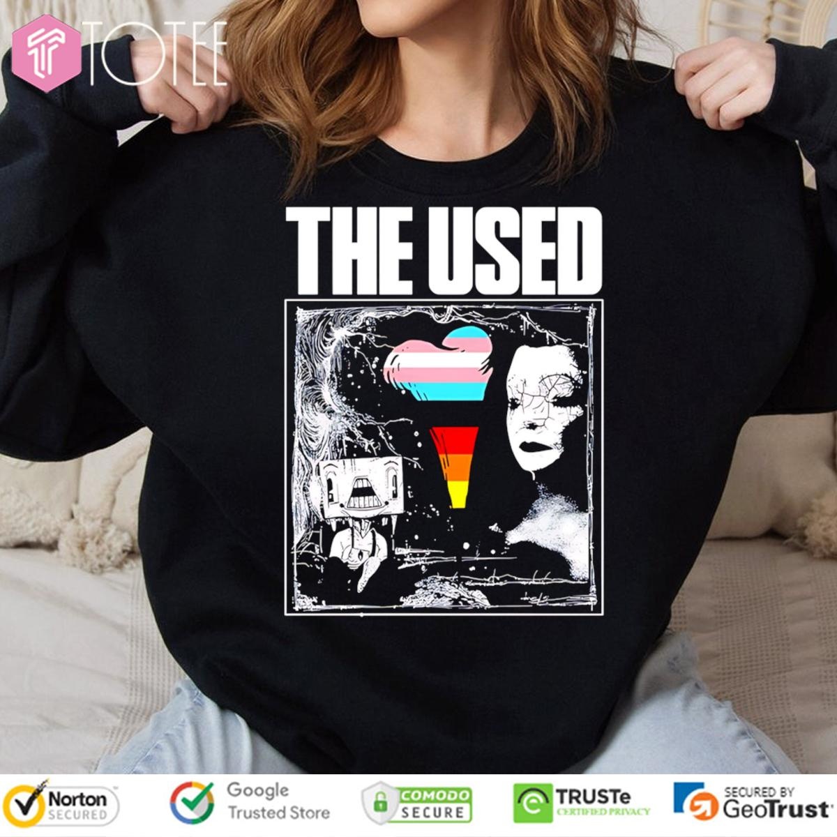 The Used Rock Band 25 Year Anniversary Tour Lgbt Pride T-shirt 3