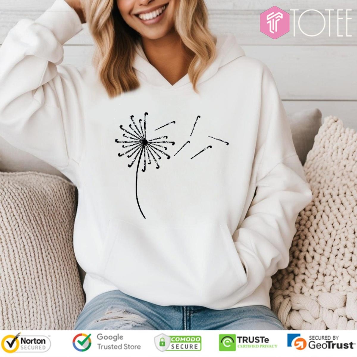 Dandelion Flower Hockey Stick T-shirt 2