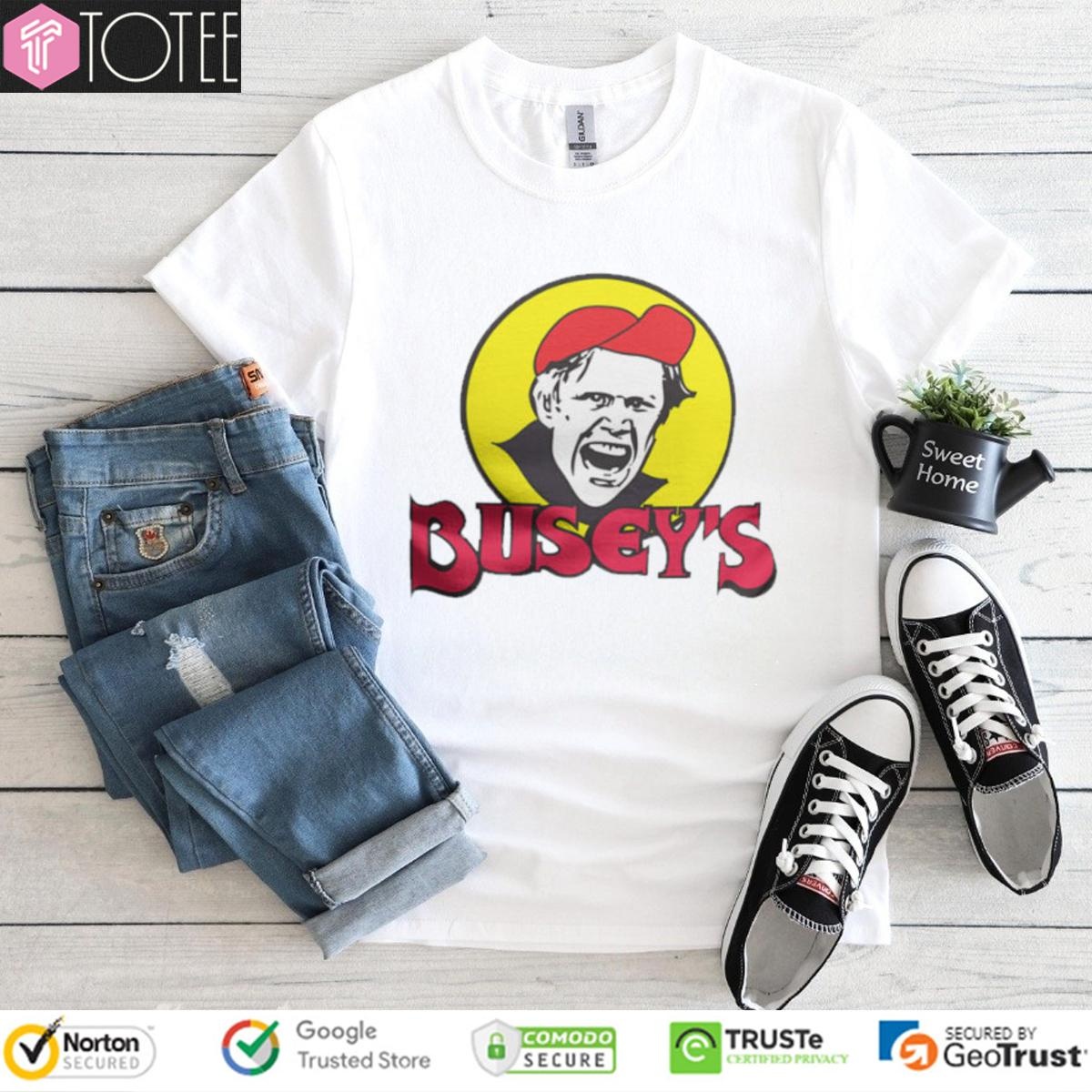 Gary Busey Parody Buc-Ees T-shirt