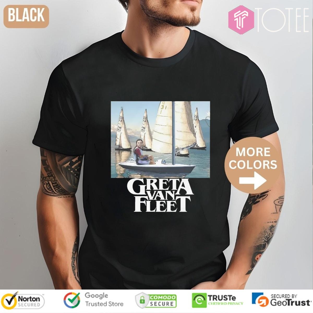 Greta Van Fleet Sailboat T-shirt 1