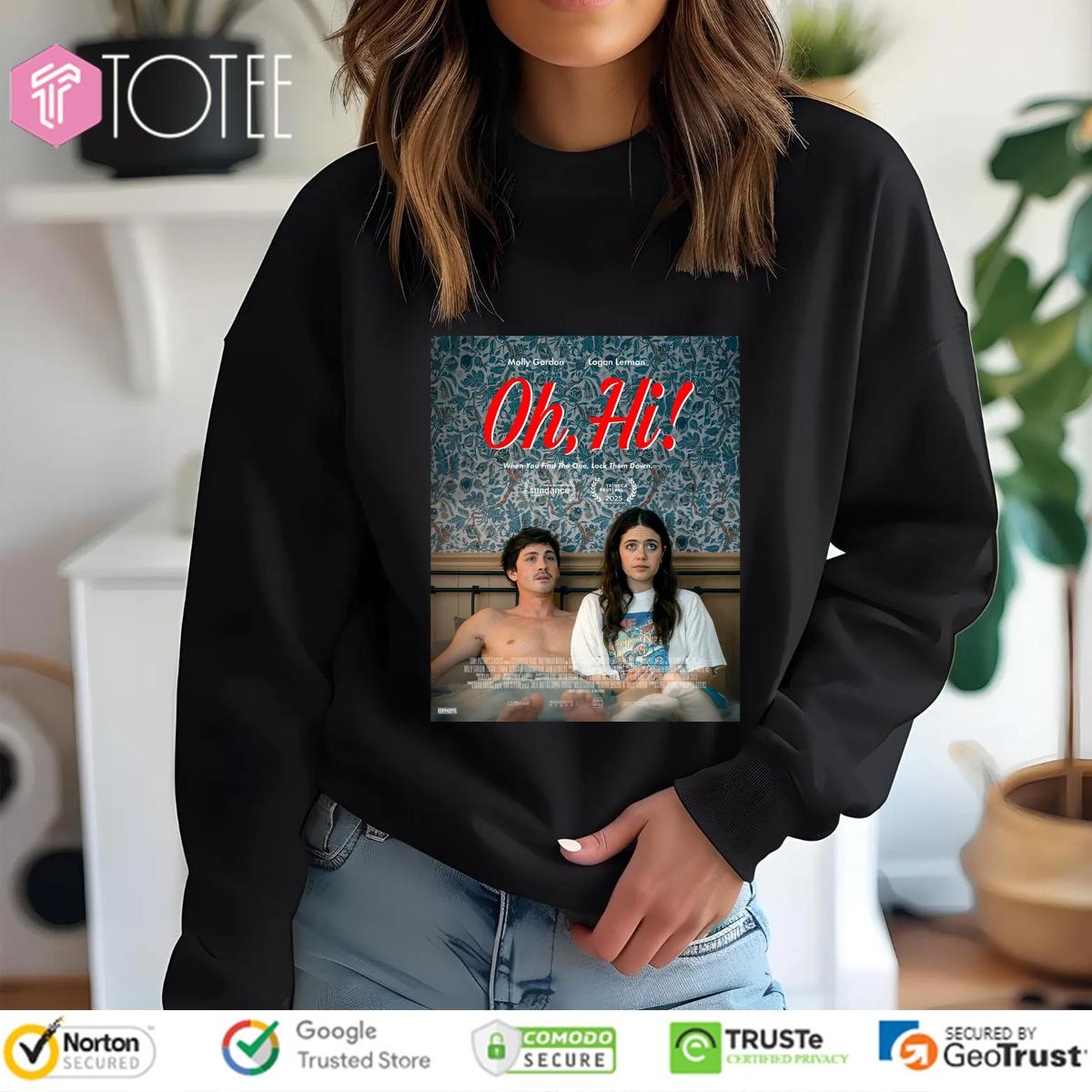 Logan Lerman And Molly Gordon Movie Oh Hi Summer Situationship T-shirt 3