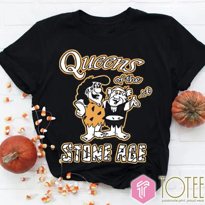 The Flintstones Parody Queens Of The Stone Age Rock Band T-shirt