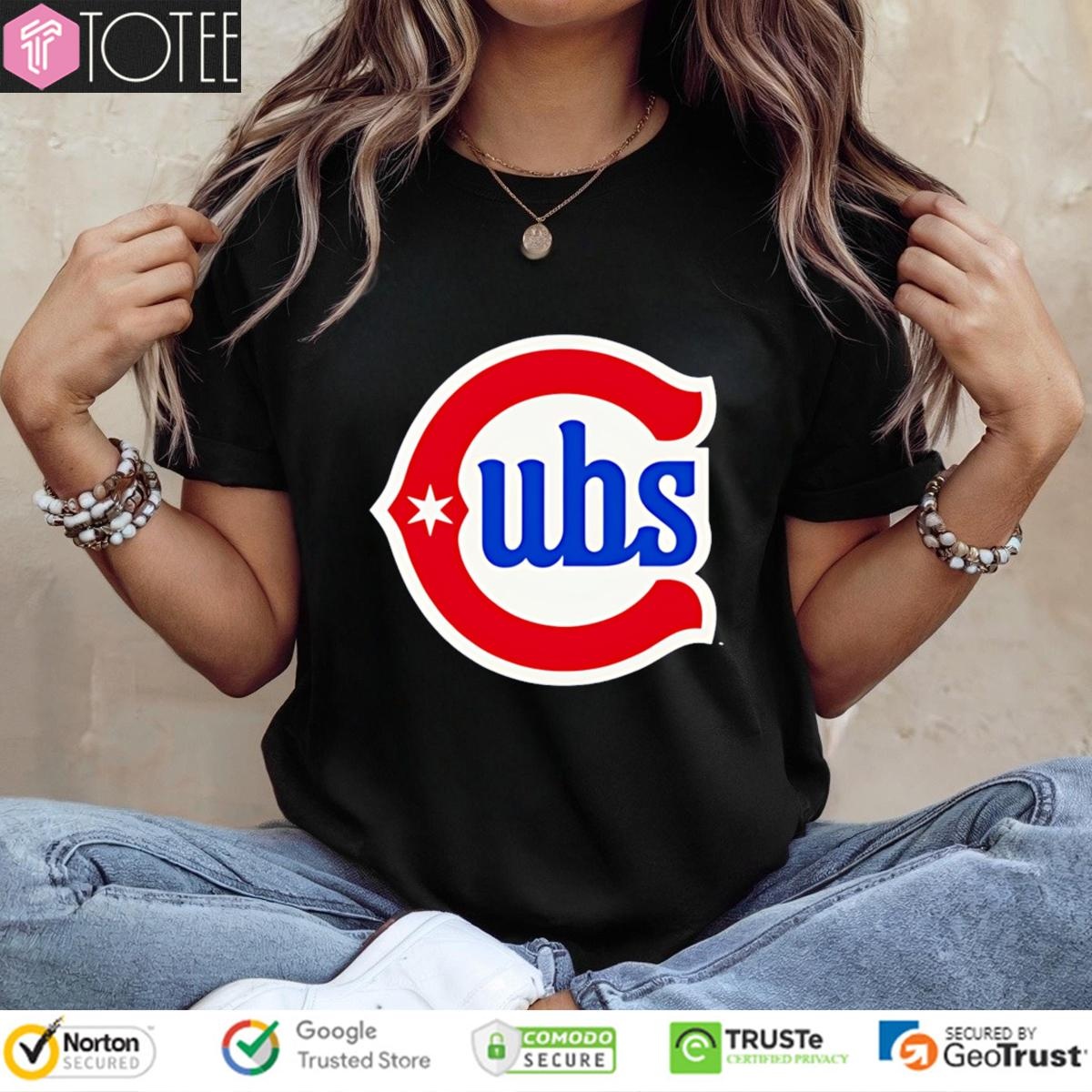 Chicago Cubs Alternate 2 Blues Logo T-shirt 4