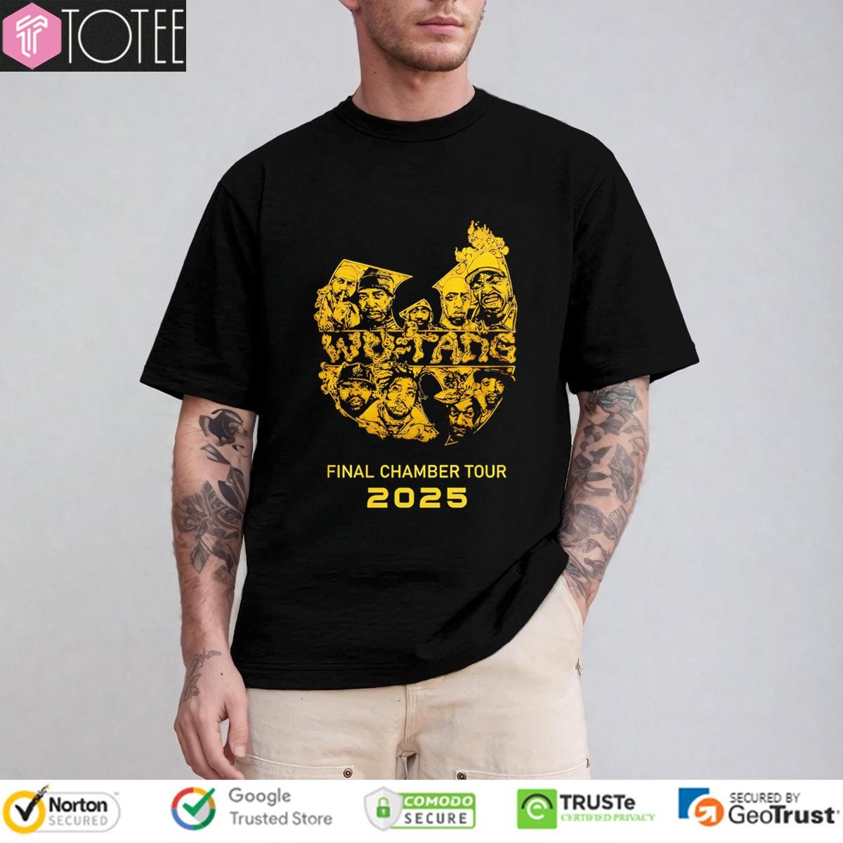 Final Chamber Tour 2025 Wu-Tang Clan Logo T-shirt