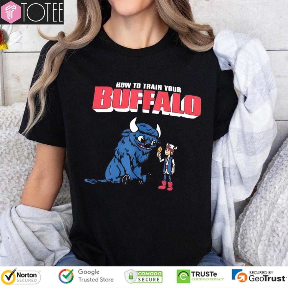 How To Train Your Buffalo Parody Buffalo Bills How To Train Your Dragon T-shirt 4