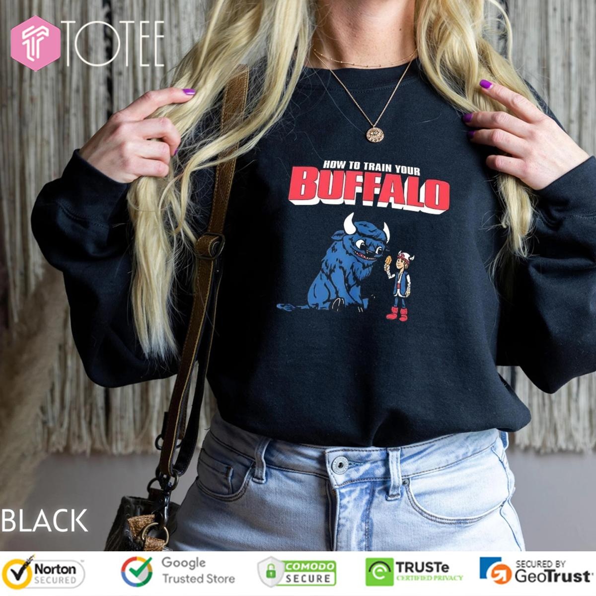 How To Train Your Buffalo Parody Buffalo Bills How To Train Your Dragon T-shirt 3
