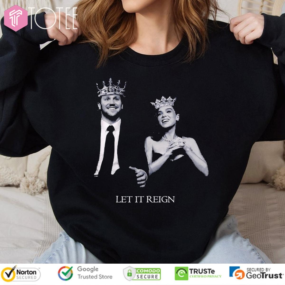 Josh Allen And Hailee Steinfeld Let It Reign Buffalo Bills T-shirt 3