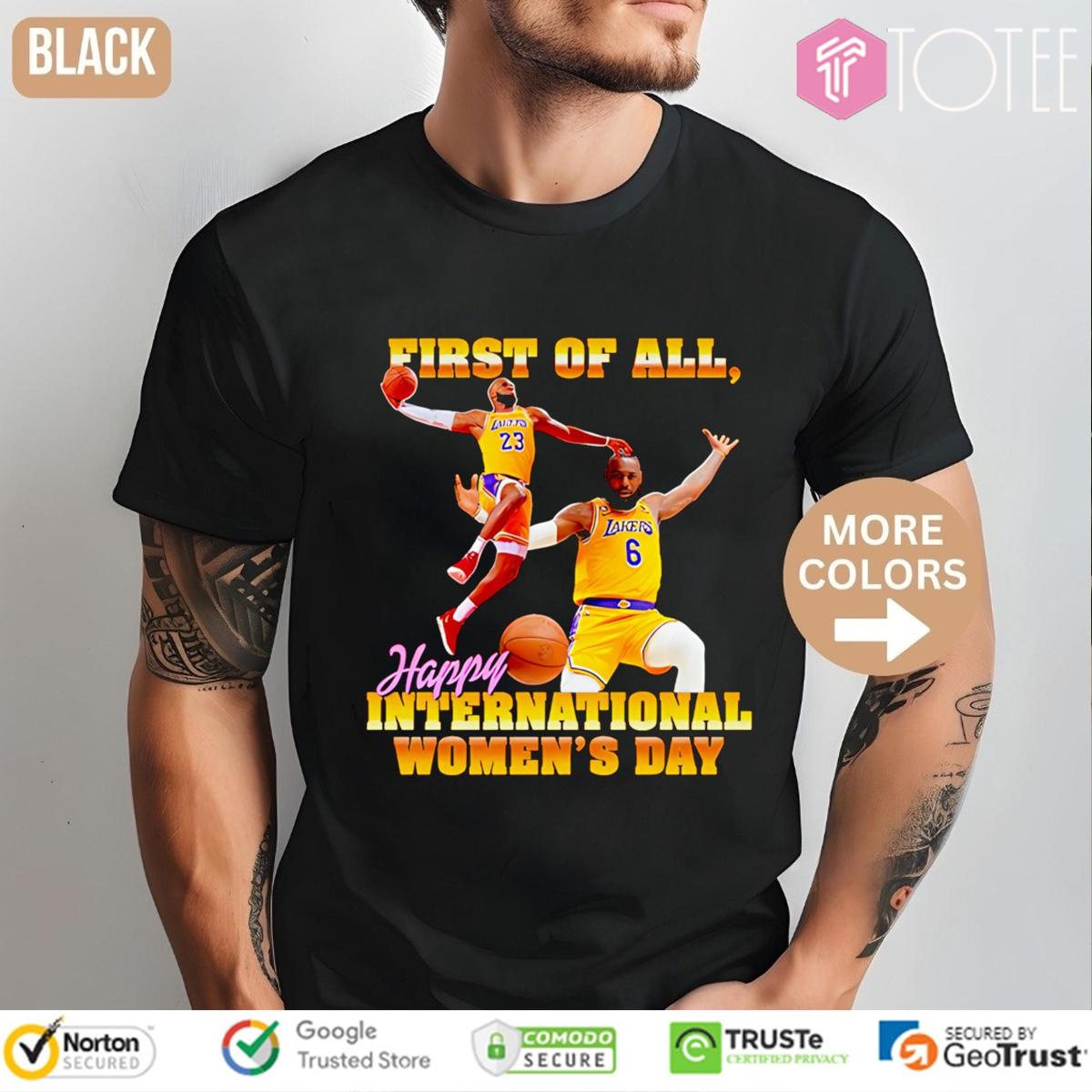 Lebron James Iwd Happy International Womens Day T-shirt
