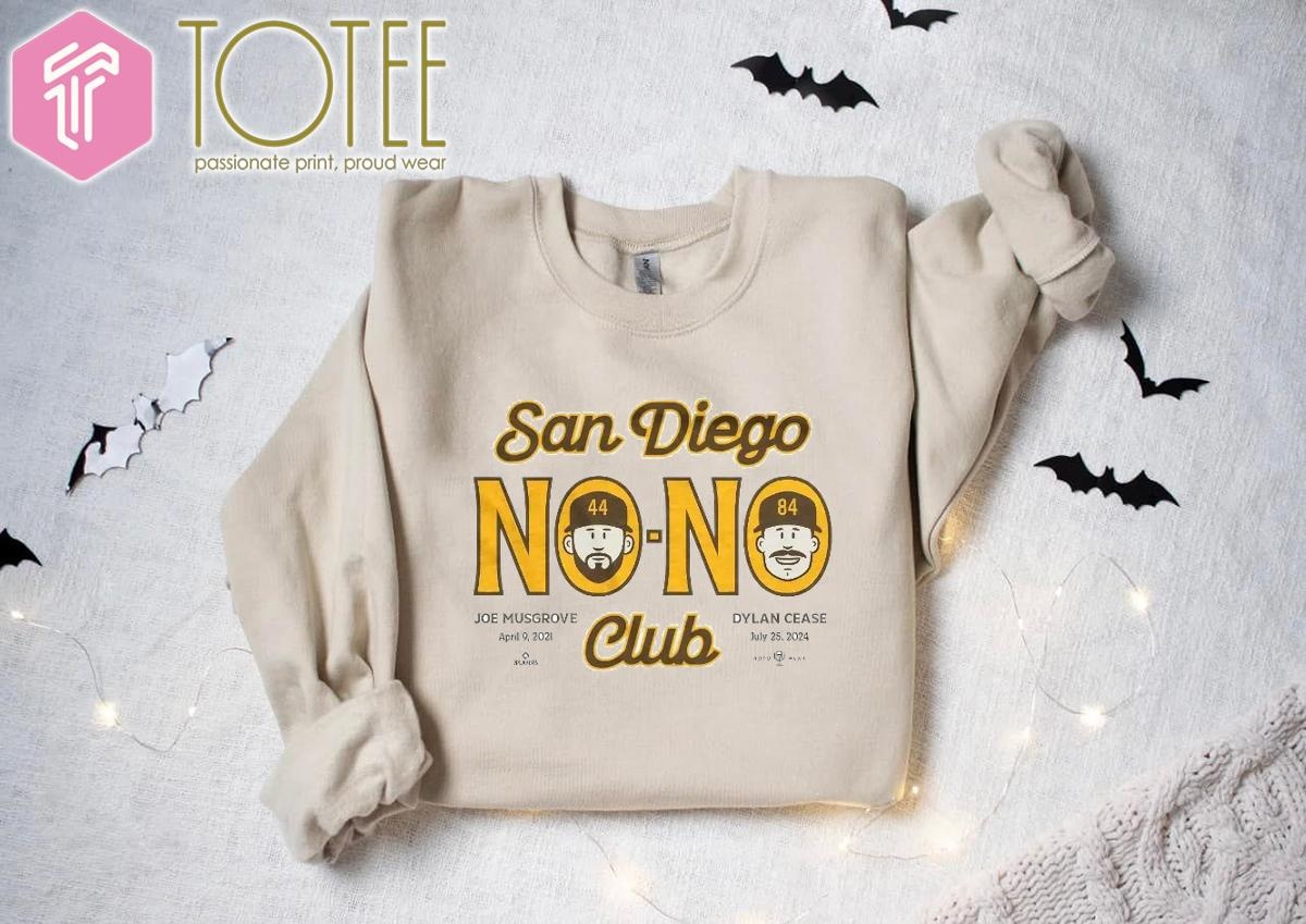San Diego Padres Joe Musgrove And Dylan Cease No No Club T-shirt 3