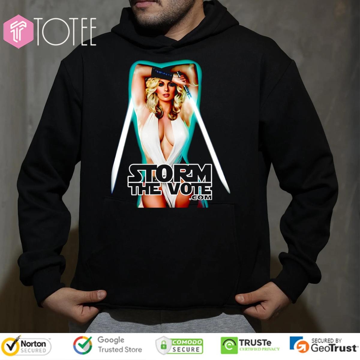 Storm The Vote Stormy Daniels Star Wars T-shirt 2
