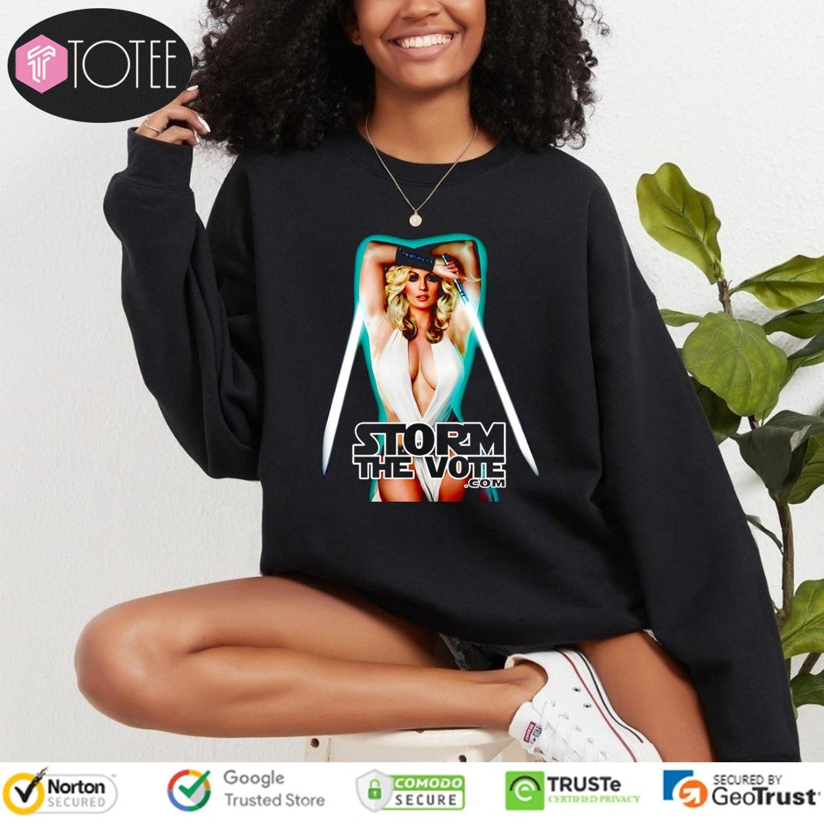 Storm The Vote Stormy Daniels Star Wars T-shirt 3