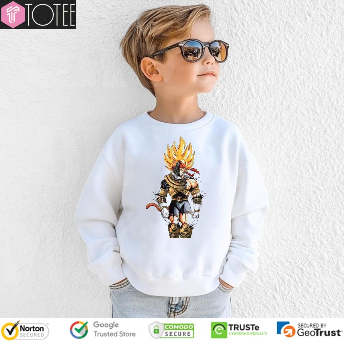 Super Saiyan Bardock Power Ranger Dragon Ball Fathers Day T-shirt 3
