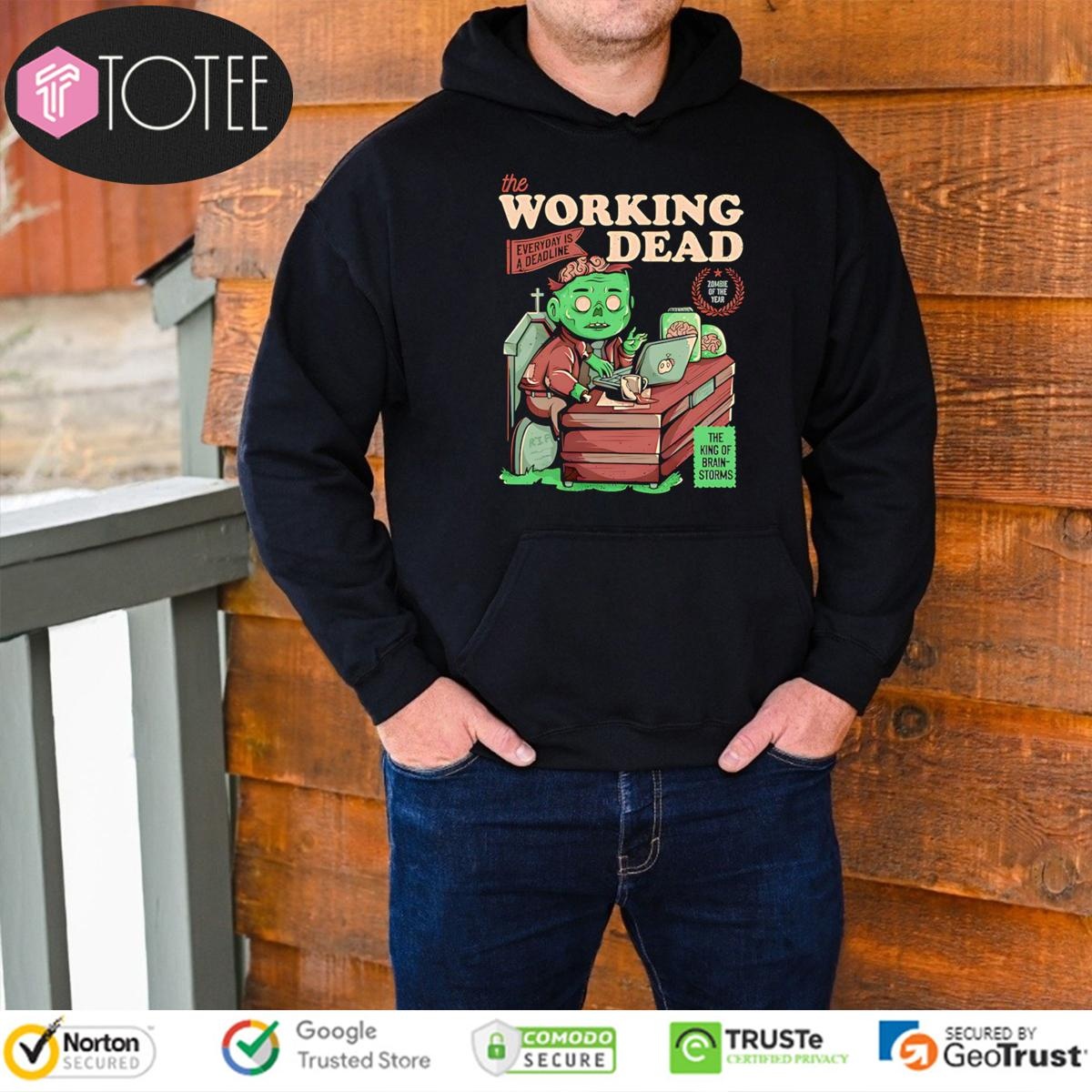 The Working Dead Parody The Walking Dead T-shirt 2