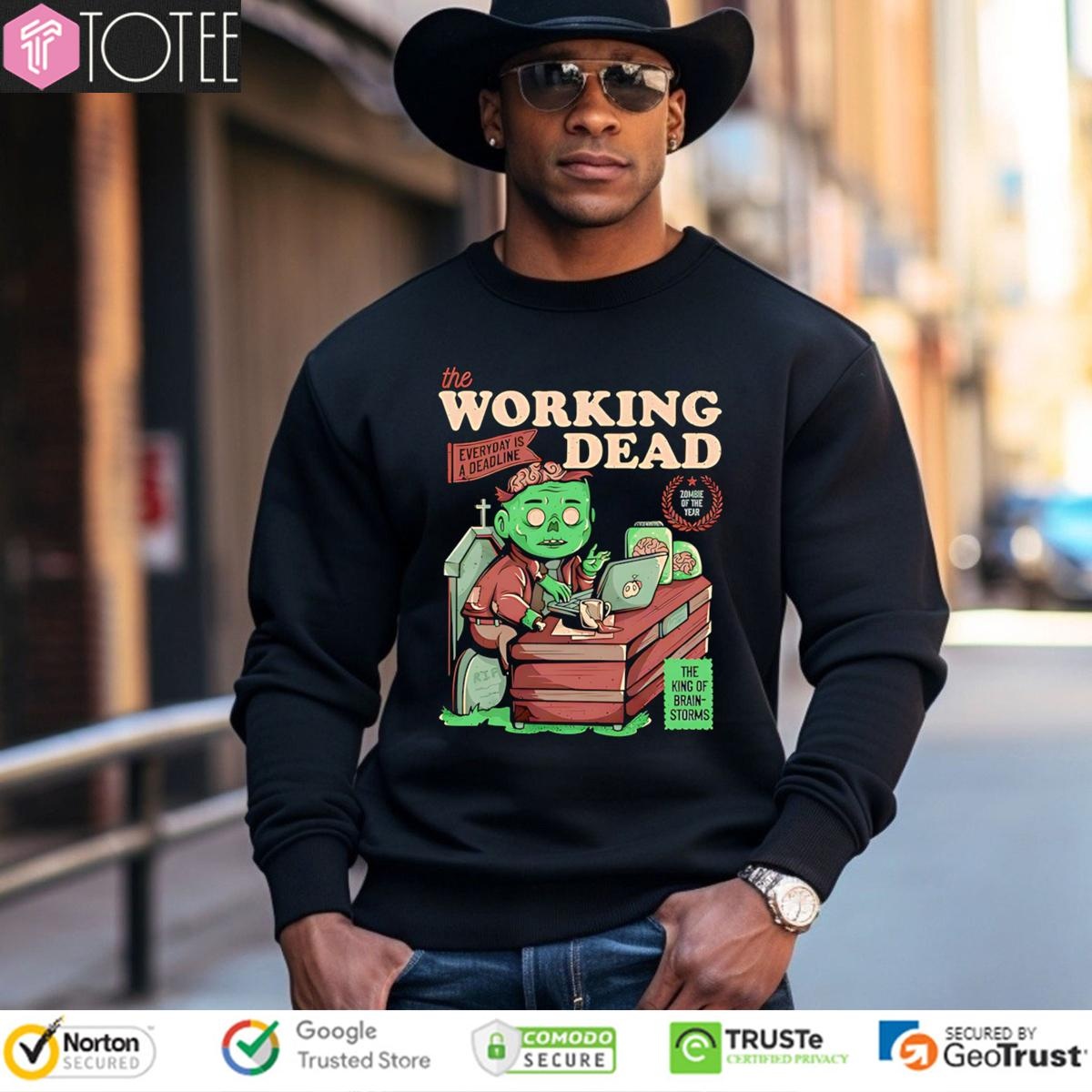 The Working Dead Parody The Walking Dead T-shirt 3
