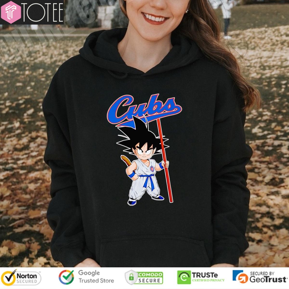 Dragon Ball Z Goku Cosplay Chicago Cubs T-shirt 2