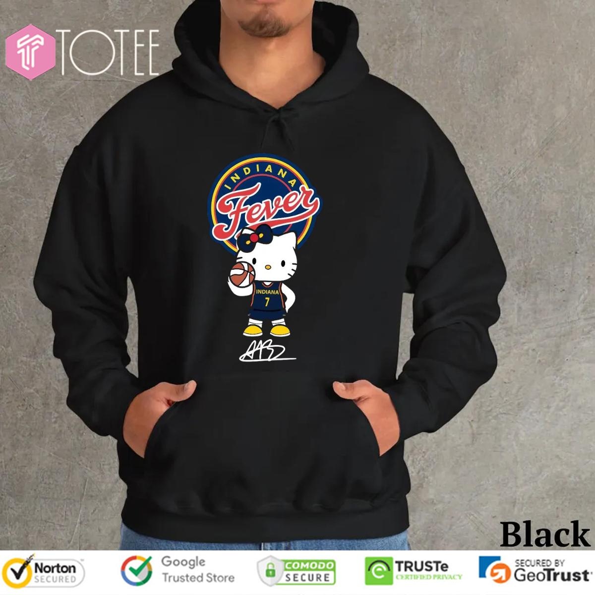 Indiana Fever Aliyah Boston Hello Kitty Signature T-shirt 2