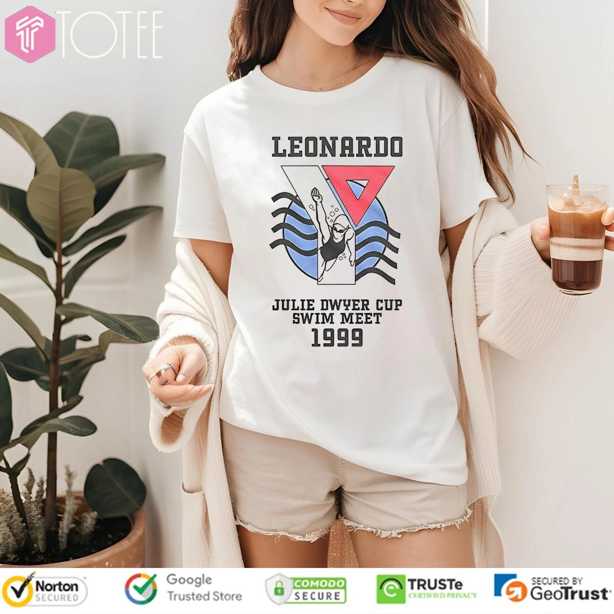 Leonardo Julie Dwyer Cup Swim Meet 1999 T-shirt 4