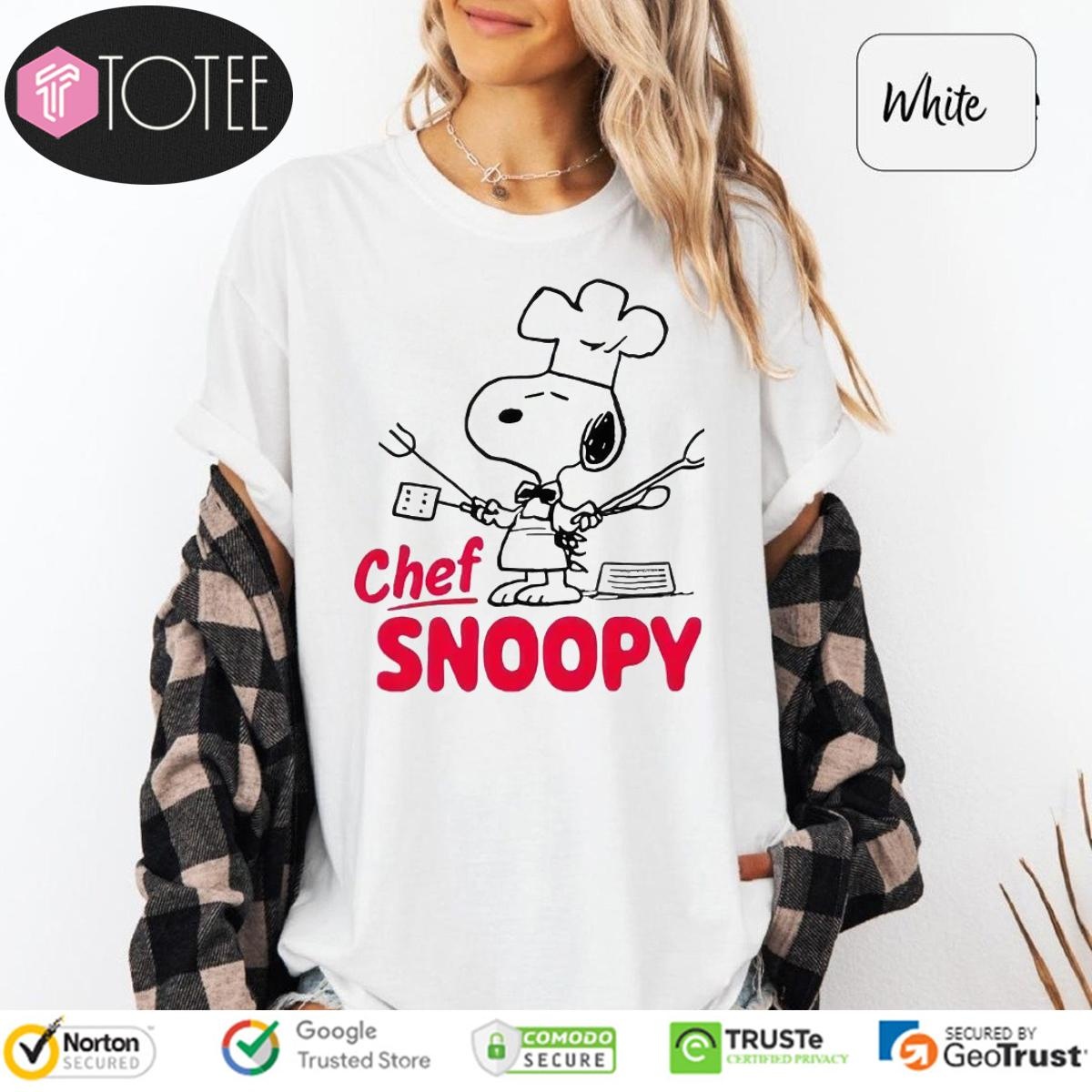 Jeremy Allen White Chef Snoopy T-shirt