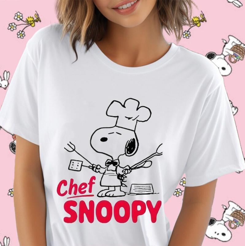 Jeremy Allen White Chef Snoopy T-shirt 4