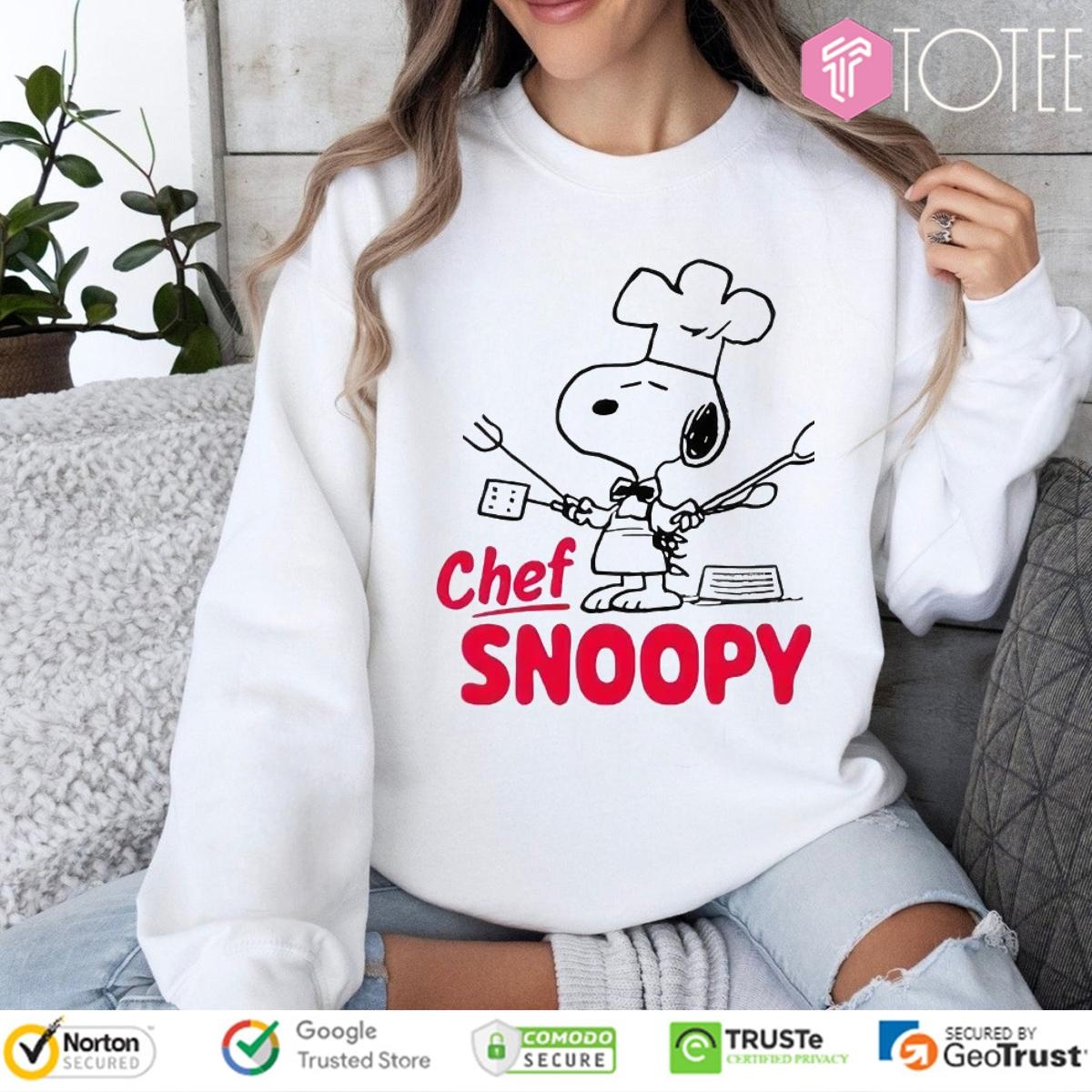 Jeremy Allen White Chef Snoopy T-shirt 3