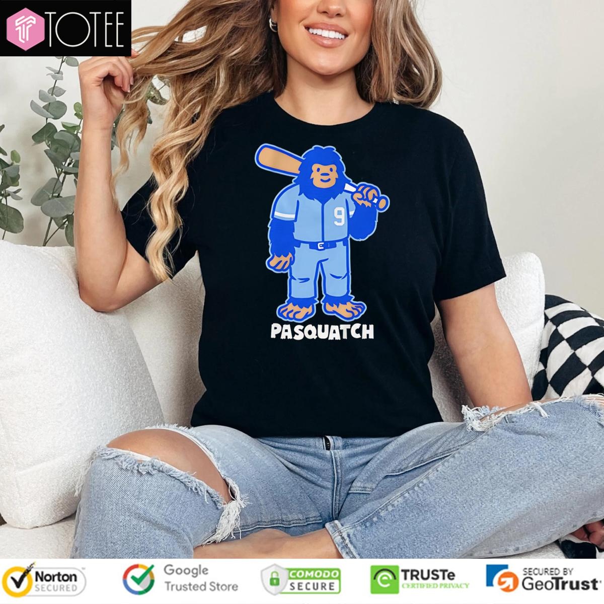 Pasquatch Parody Bigfoot Vinnie Pasquantino Kansas City Royals T-shirt 4