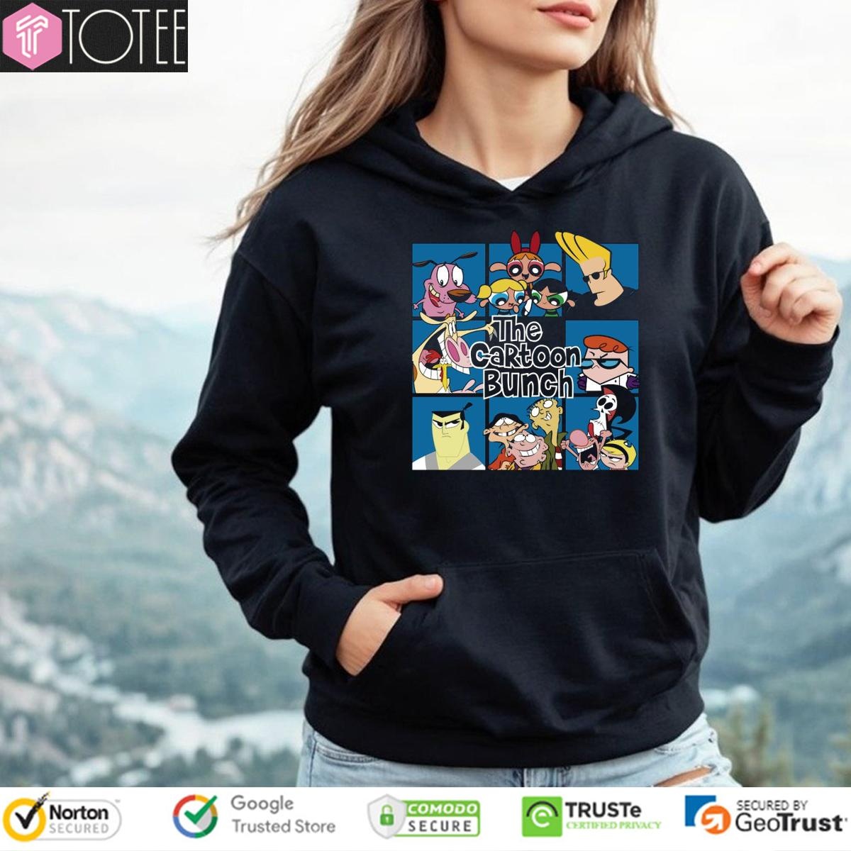 The Cartoon Bunch Tv Shows Characters T-shirt 2
