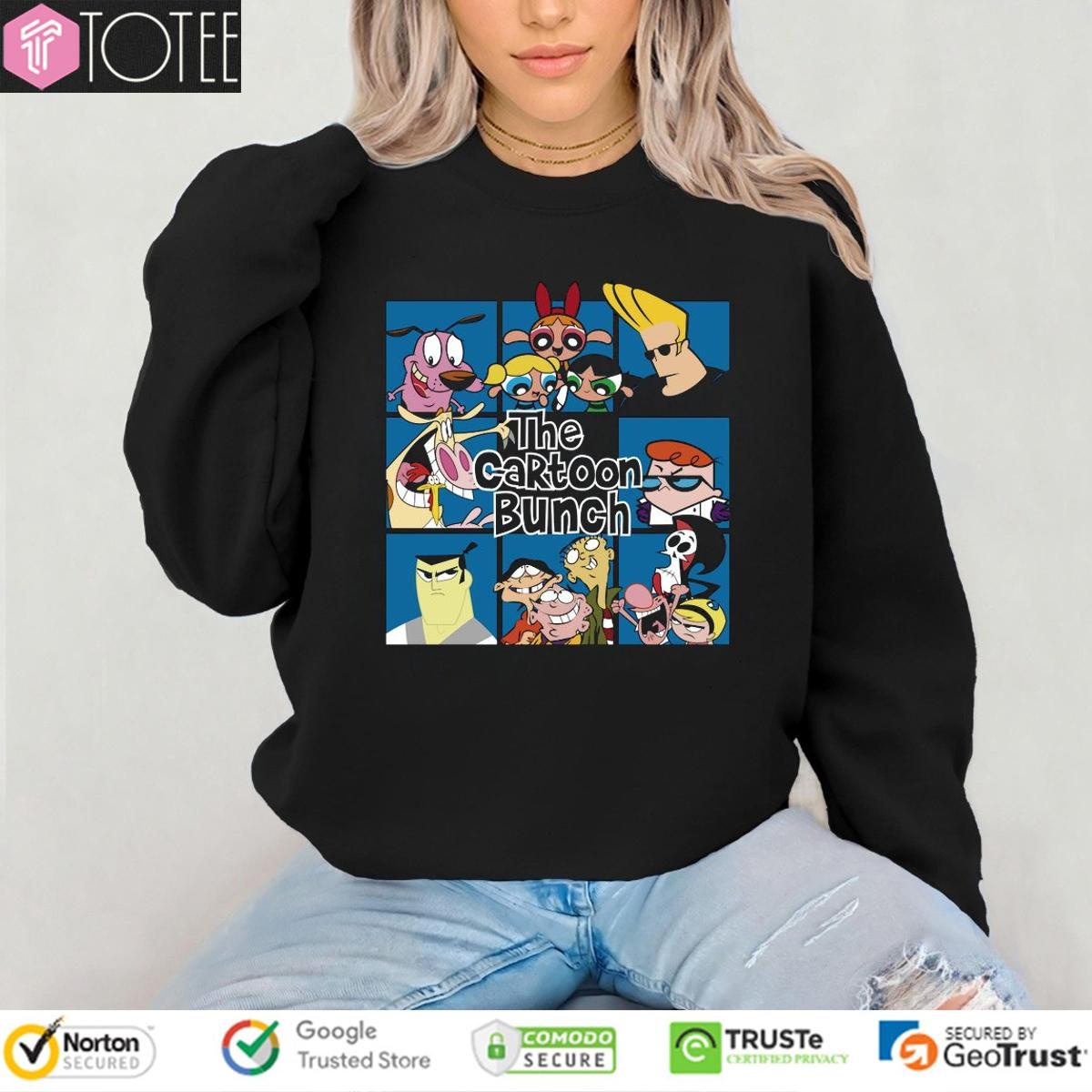 The Cartoon Bunch Tv Shows Characters T-shirt 3