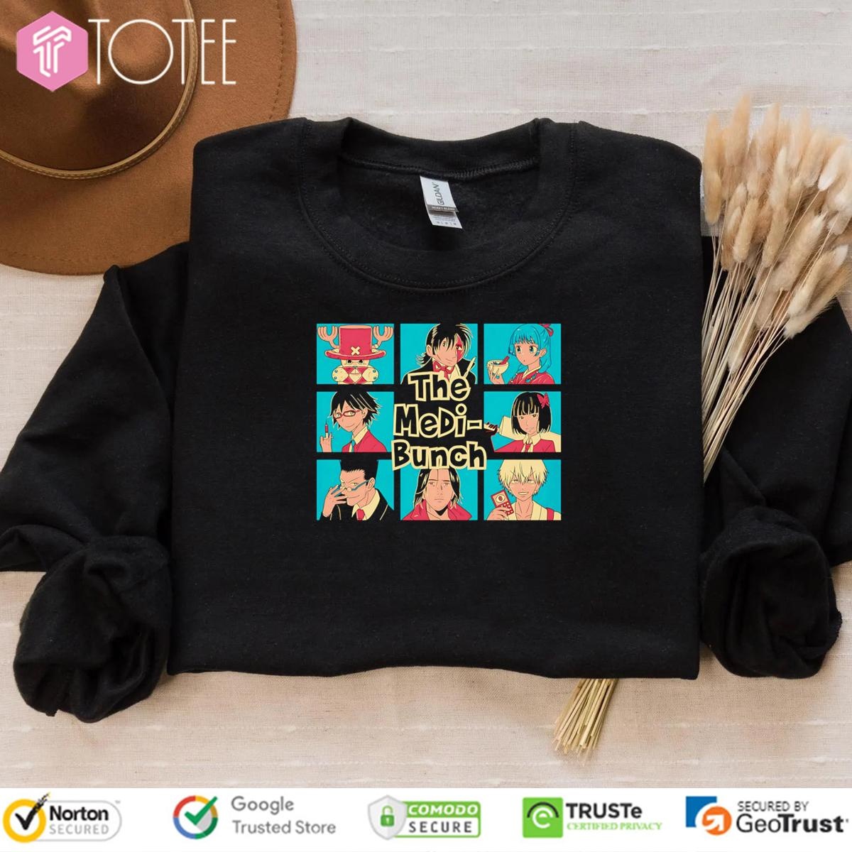 The Medi-Bunch Manga Characters T-shirt 3