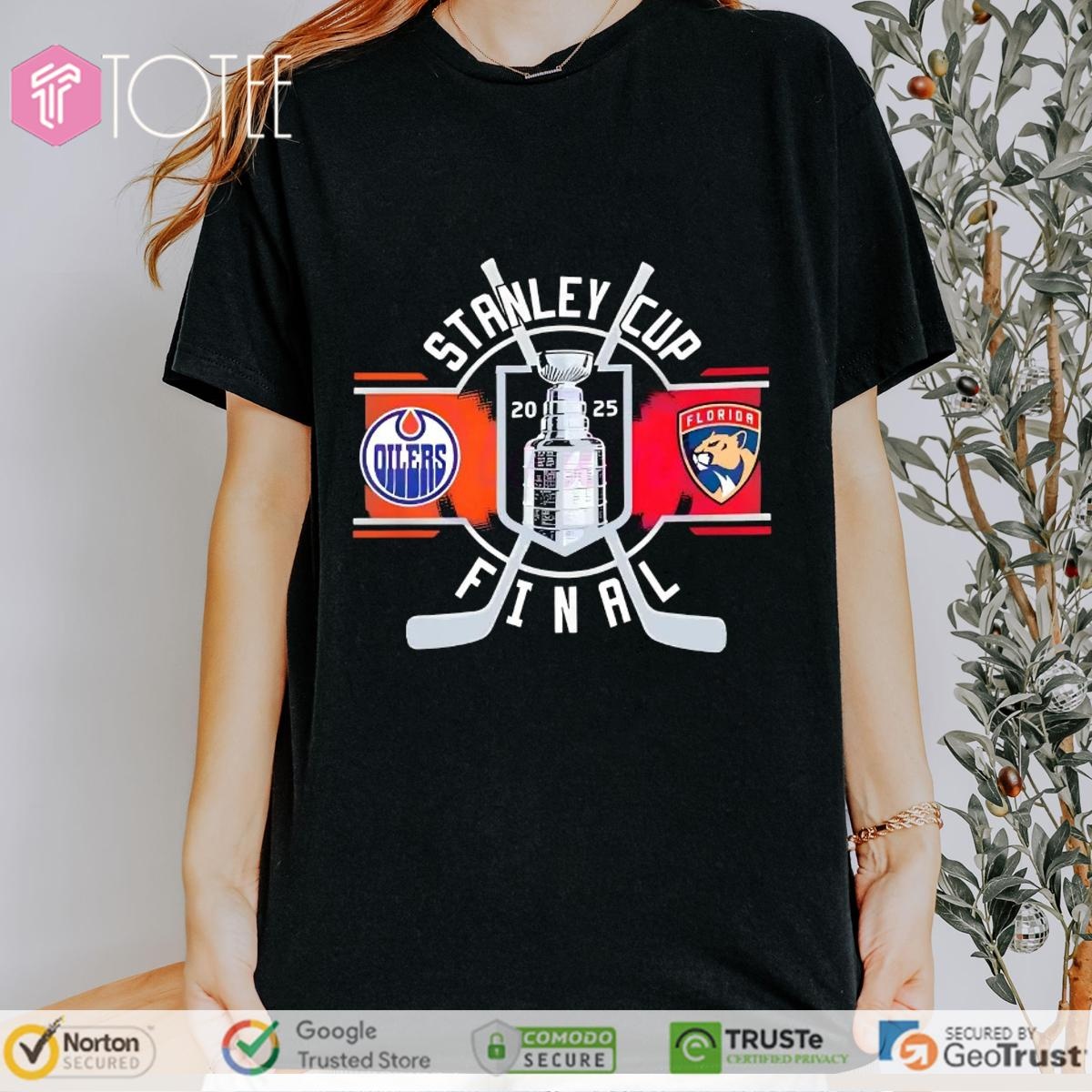 Edmonton Oilers Vs Florida Panthers Stanley Cup Final 2025 T-shirt 4