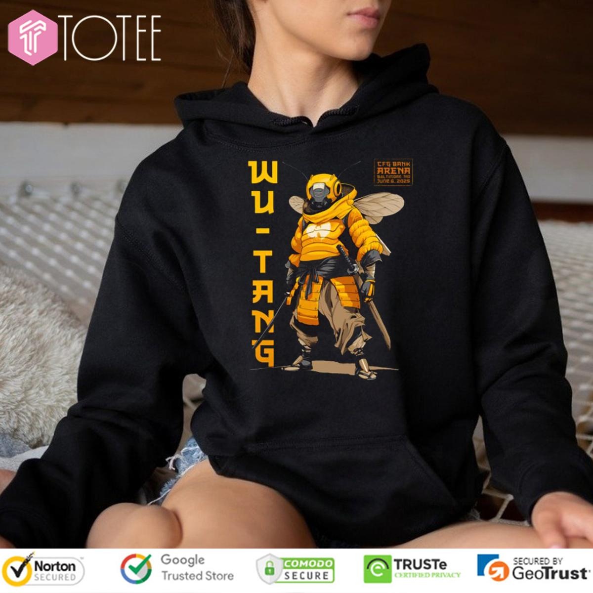 Bee Samurai Wu Tang Clan Baltimore June 6Th 2025 T-shirt 2