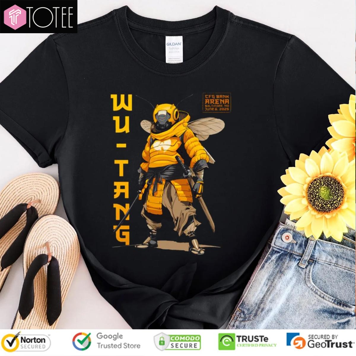 Bee Samurai Wu Tang Clan Baltimore June 6Th 2025 T-shirt 1