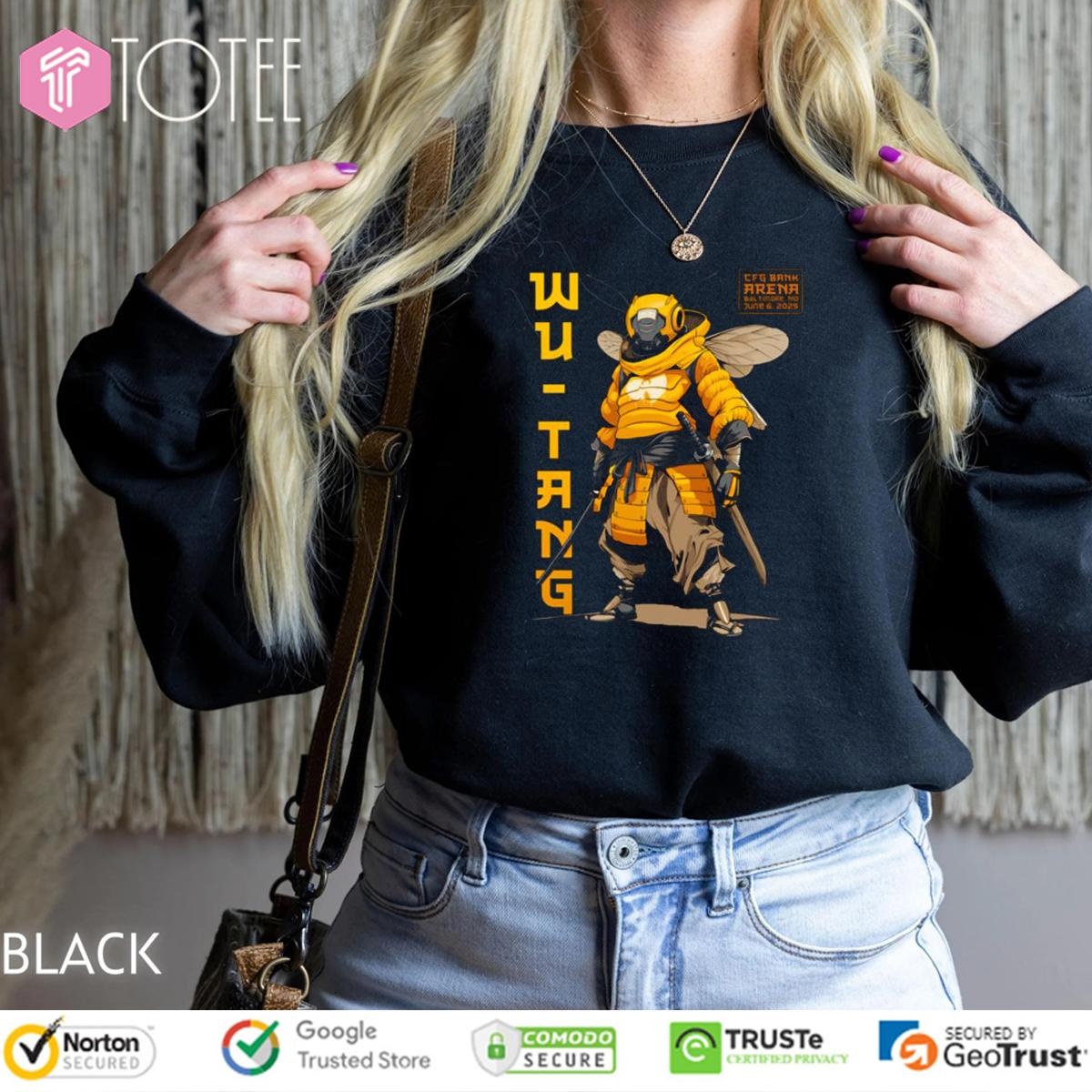 Bee Samurai Wu Tang Clan Baltimore June 6Th 2025 T-shirt 3