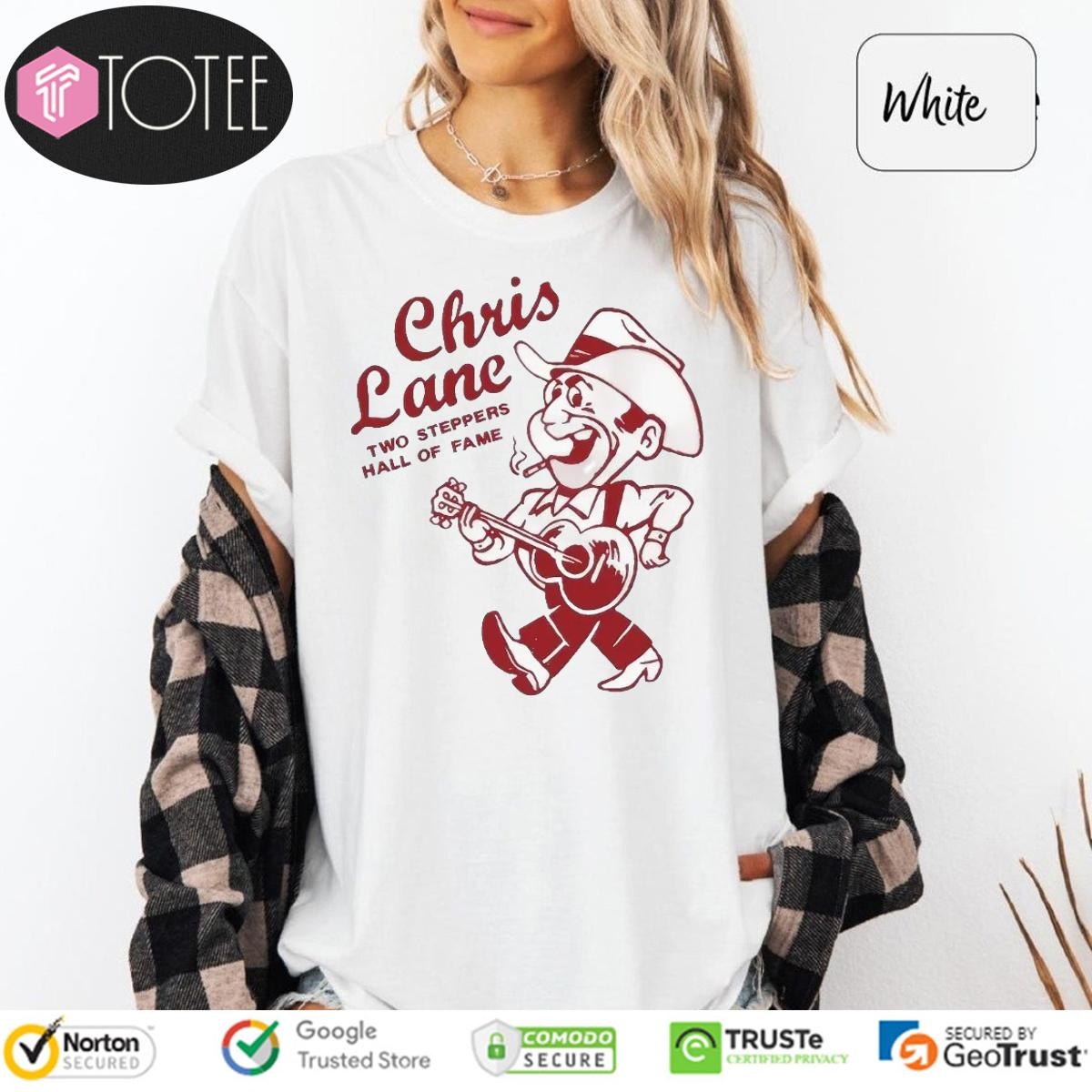 Chris Lane Two Steppers Hall Of Fame Tour T-shirt