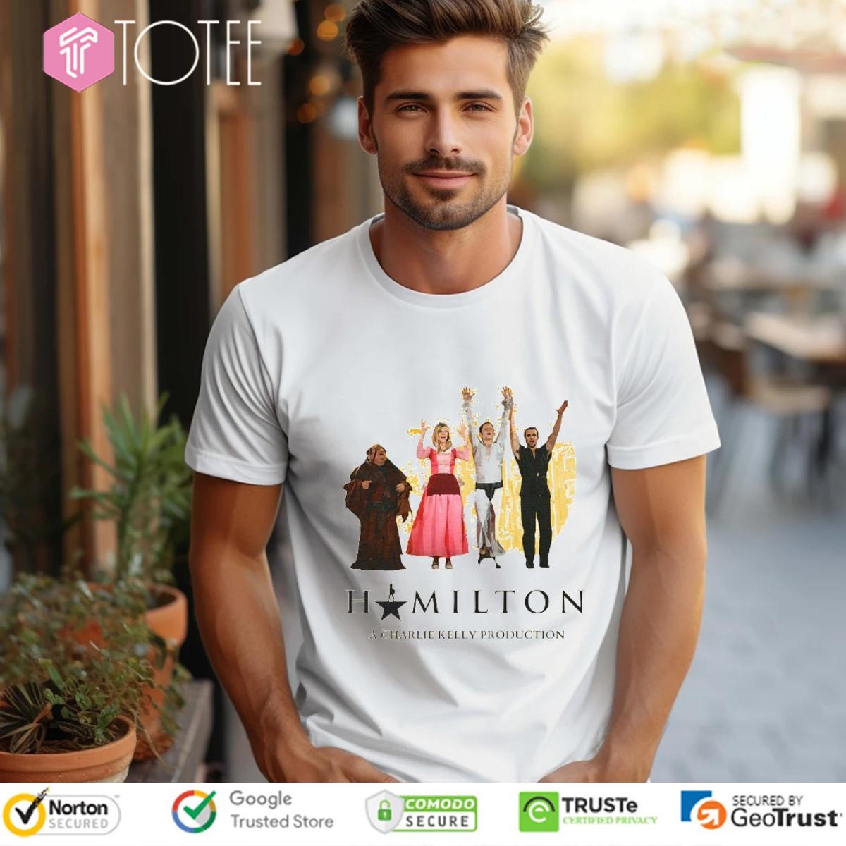 The Nightman Cometh Hamilton A Charlie Kelly Production T-shirt