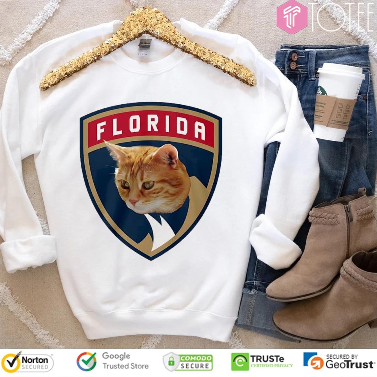 Paul Maurice His Cats Parody Florida Panthers Logo T-shirt 3