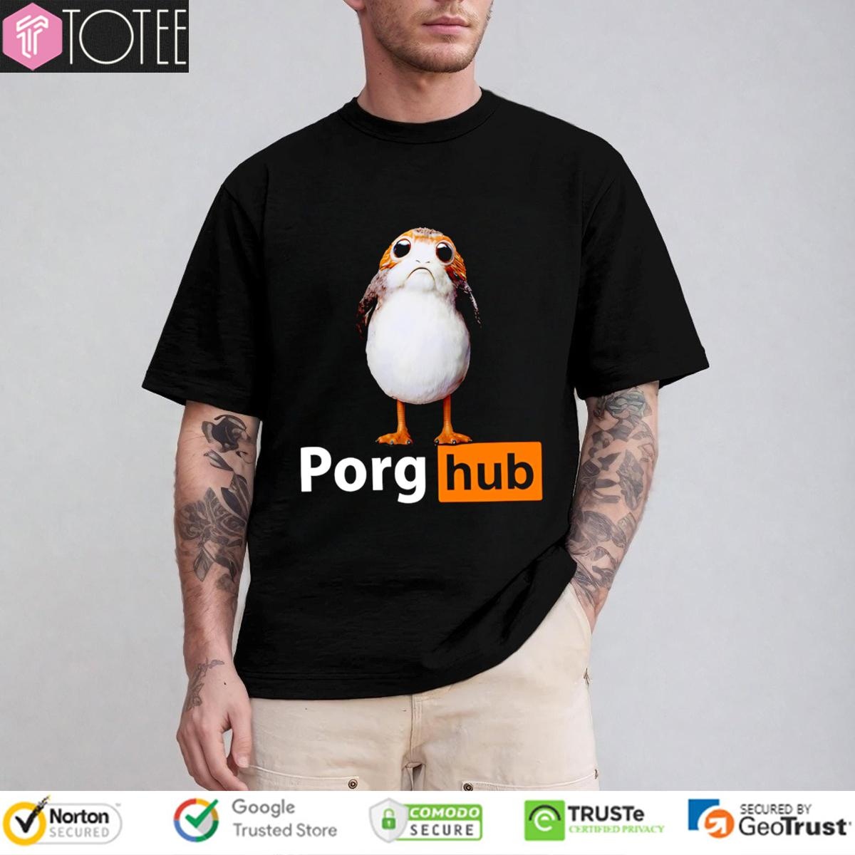Porg Hub Parody Porg Wookieepedia Star Wars T-shirt 1