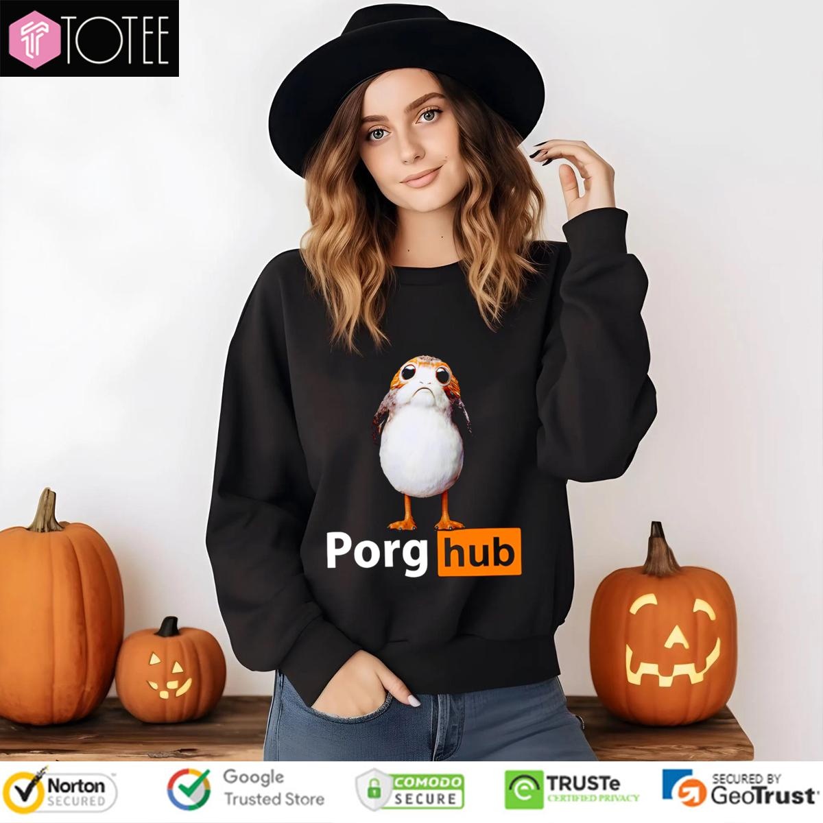 Porg Hub Parody Porg Wookieepedia Star Wars T-shirt 3